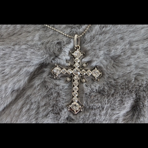 Betsey Johnson Jewelry - ❌SOLD ❌ Betsey Johnson cross necklace